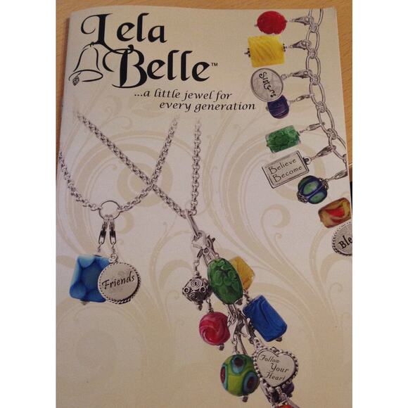 Lela Belle Hand Blown Murano Glass Beads - Set of 9 - Shades of Blue A7 - Picture 9 of 12